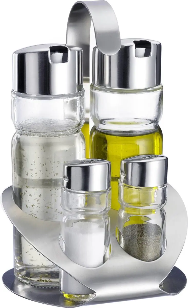 Westmark Peper- en Zoutstel / Olie- en Azijnstel 5-delig 200ml