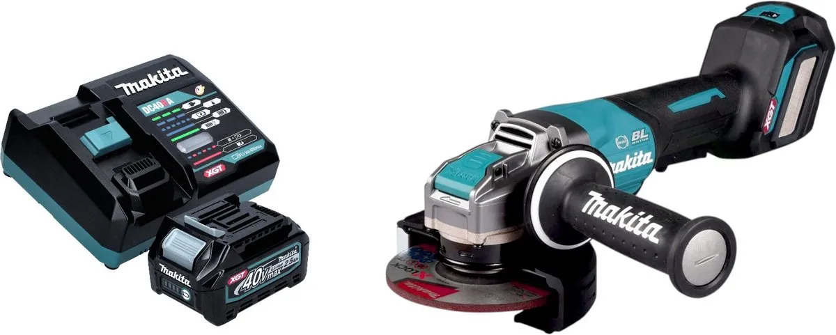 Makita GA 044 GD101 Accu Haakse Slijper 125mm X-LOCK Brushless