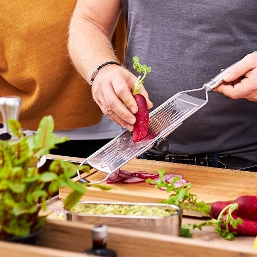 Rösle V-Slicer Mandoline - RVS - Zilver