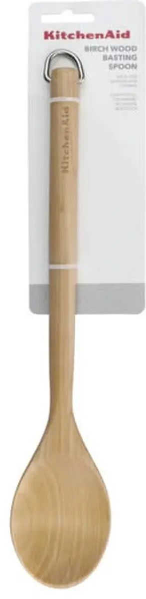 KitchenAid Houten Lepels Set 35cm - Berkenhout - afbeelding 3 van 6