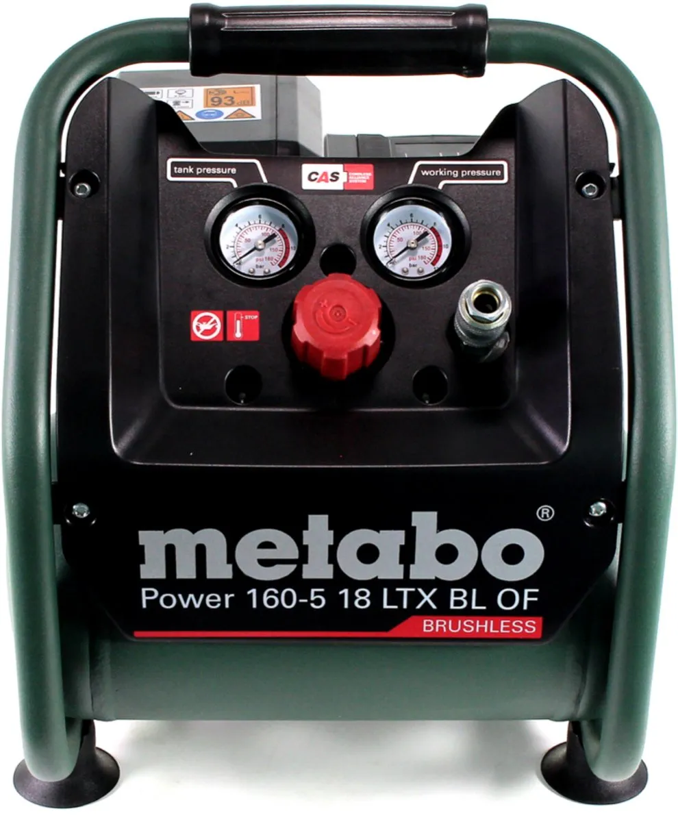 Metabo Power 160-5 18 LTX BL OF Accucompressor 18V - 8,0 bar - 2x 4,0Ah