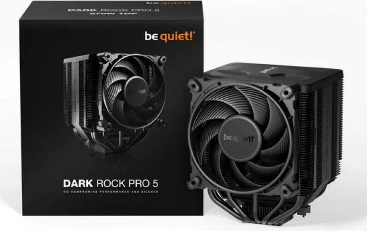 be quiet! Dark Rock Pro 5 BK036 CPU Koeler - 270W - Zwart