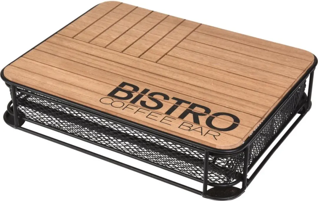 Excellent Houseware Koffiecuphouder Bistro 30x24x6cm - Bruin