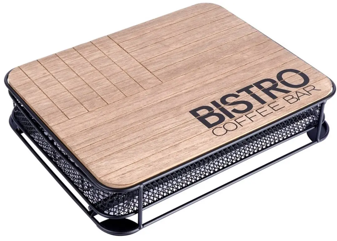 Excellent Houseware Koffiecuphouder Bistro 30x24x6cm - Bruin