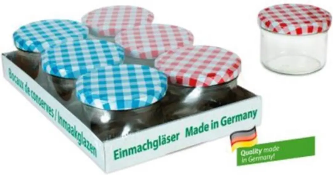 Cosy&Trendy Weckpot Set - 6 Stuks 23cl - Transparant
