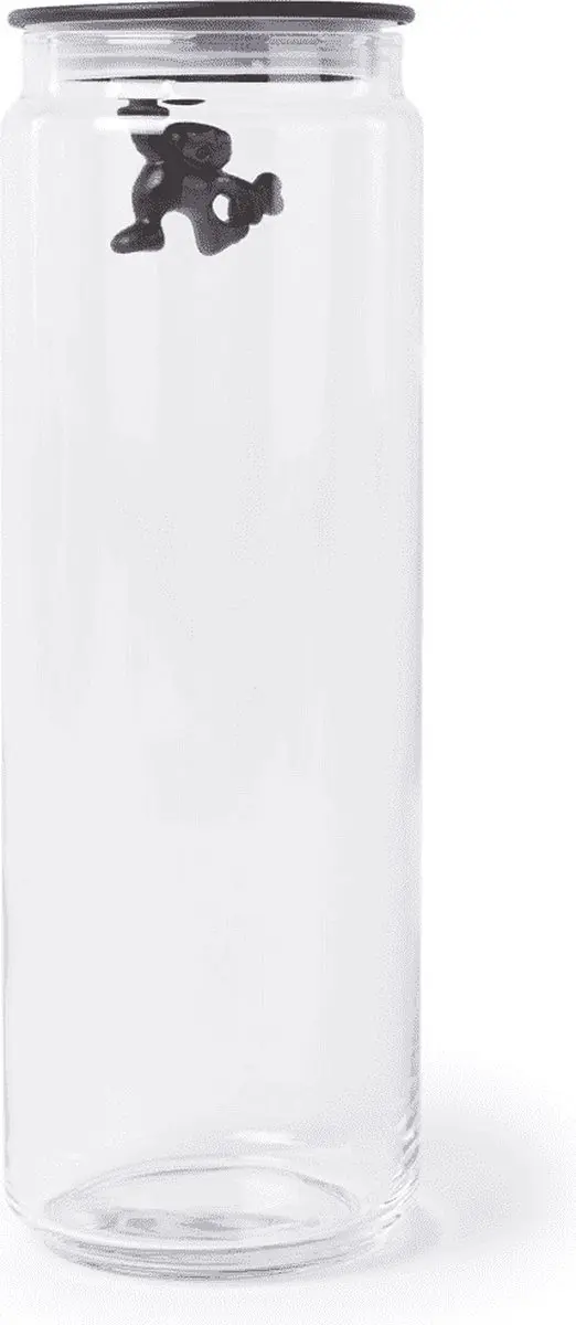 Alessi Gianni Spaghettipot 2L - Glas - Zwart