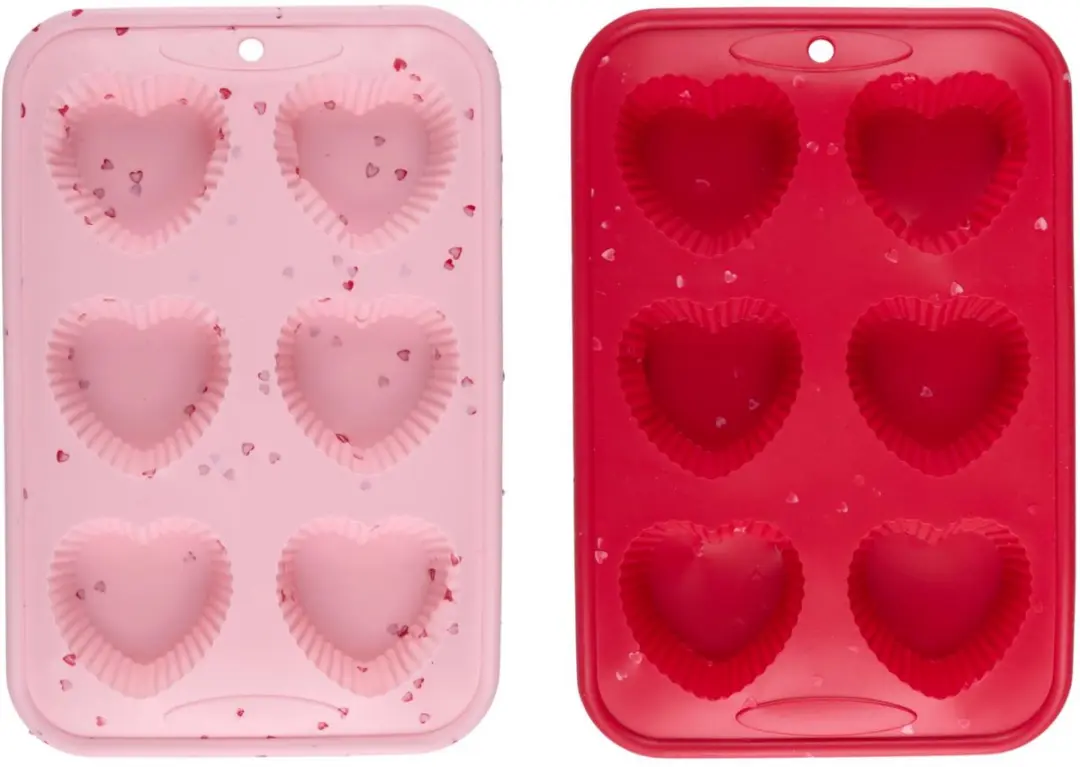 Alpina Mold Valentine Hartjesvormige Chocoladevorm - Roze