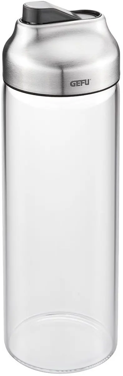 GEFU KIPPO Olie- en Azijndispenser 400ml - RVS/Transparant - afbeelding 6 van 6