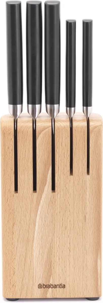 Brabantia Profile Messenset 5-delig - Beukenhout