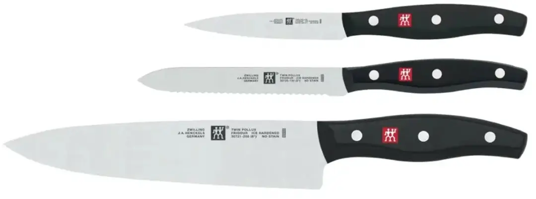 Zwilling Pollux Messenset 3-delig - 3 Messen - Zwart