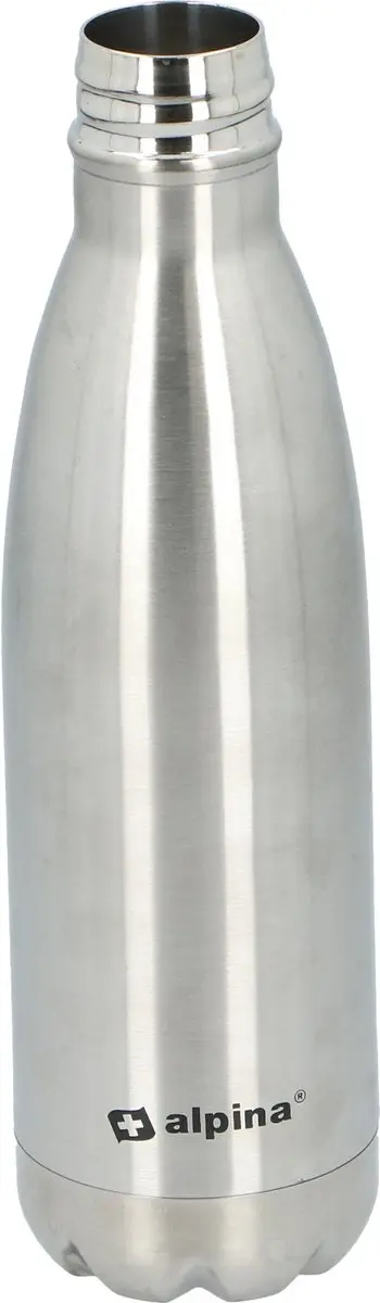 Alpina Isolerende Drinkfles 500ml - RVS - Zilver