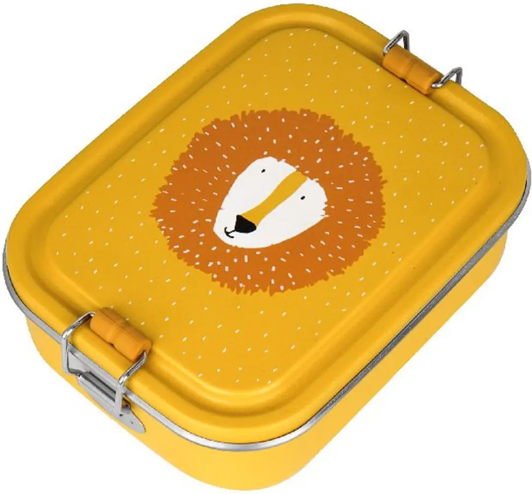 Trixie Mr. Lion Lunchbox & Drinkfles 500ml - Geel