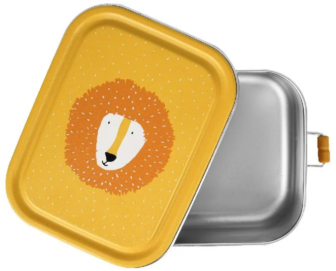 Trixie Mr. Lion Lunchbox & Drinkfles 500ml - Geel