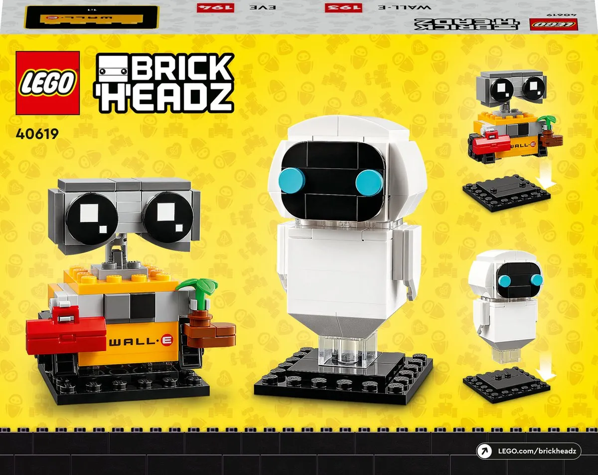 LEGO EVE en Wall•E 40619 Bouwset - 155 Stukken - Meerkleurig - afbeelding 6 van 6