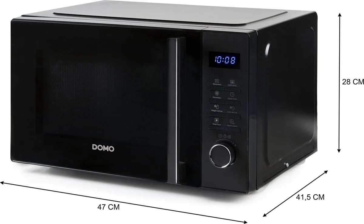 Domo DO22301C Combi-microgolfoven 23L - 1000W - Zwart