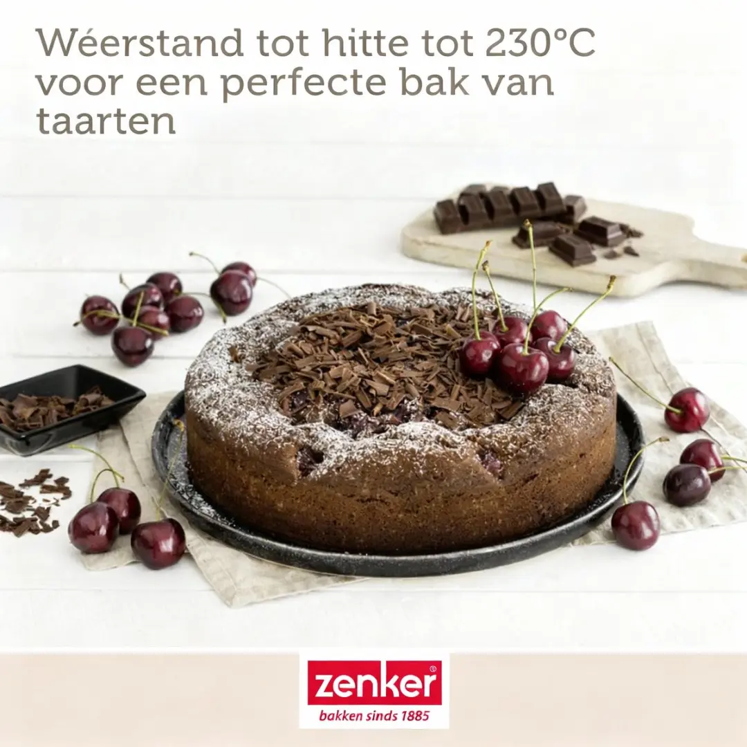 Zenker Set van 2 Springvormen 20cm - Zwart