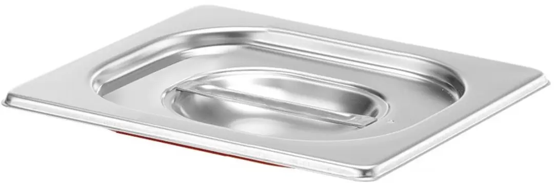 HENDI Deksel GN 176x162mm - Siliconenrand - Roestvrij staal