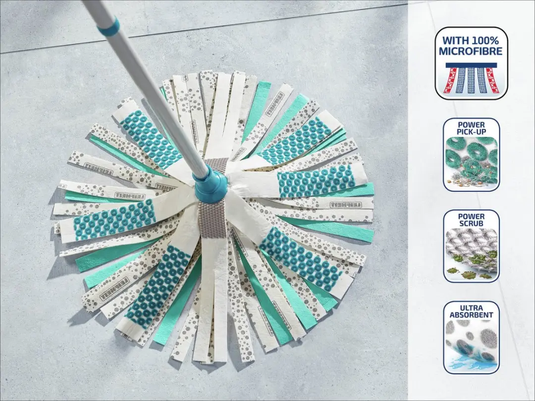Leifheit Power Mop 3in1 Compleet Systeem - 12L Groene/Turquoise