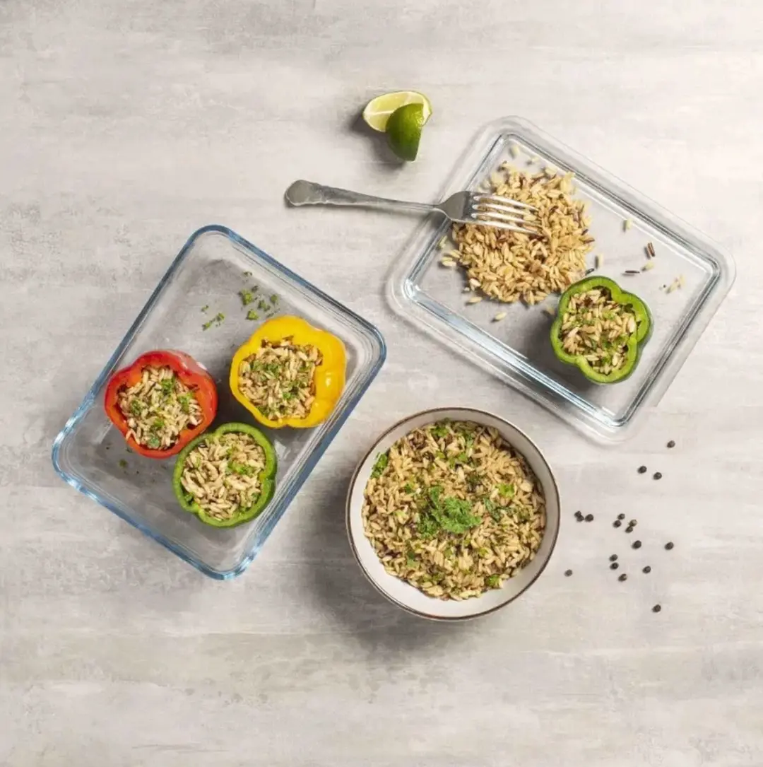 PYREX Pure Glass Ovenschaal Rechthoekig 2,6L - Transparant