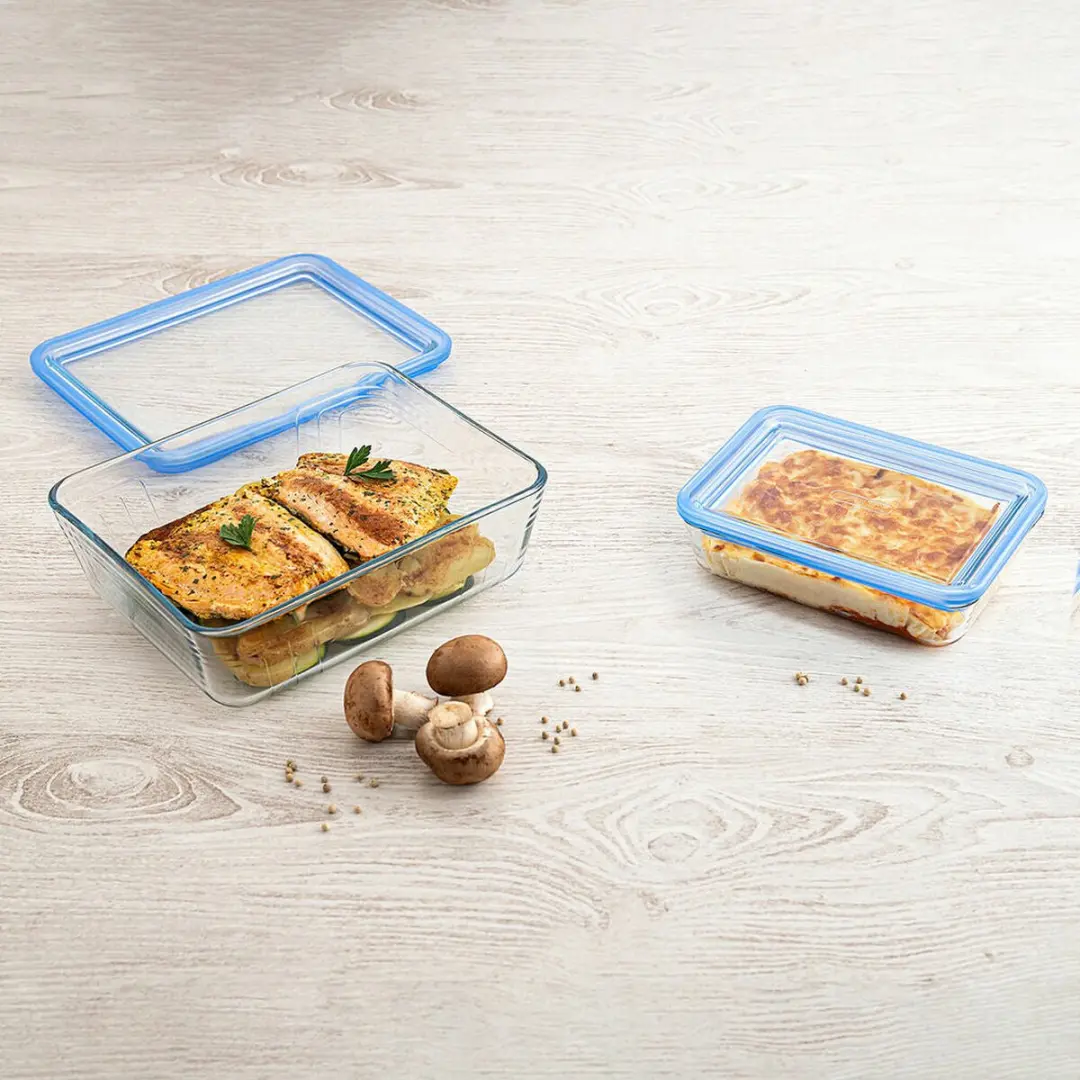 PYREX Pure Glass Ovenschaal Rechthoekig 2,6L - Transparant