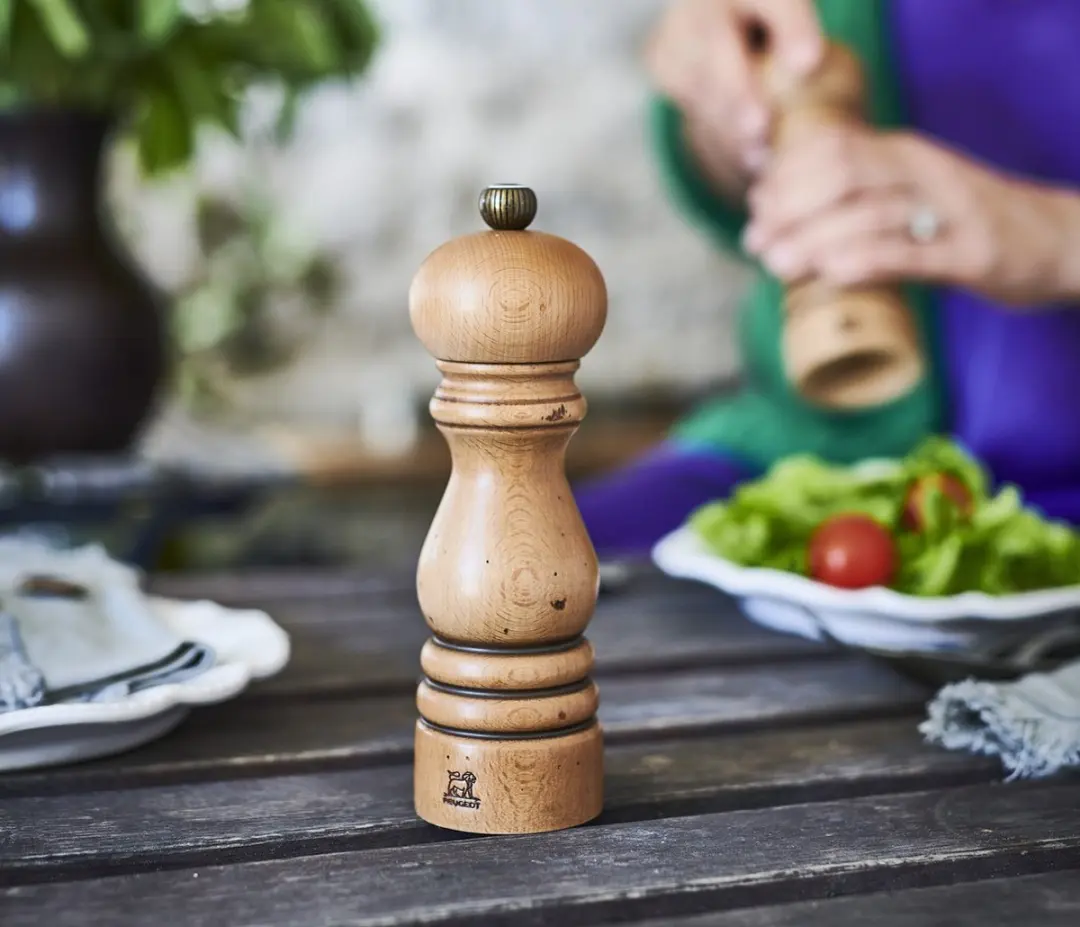 Peugeot Paris Antique Zoutmolen 18cm - Donker hout - afbeelding 6 van 6