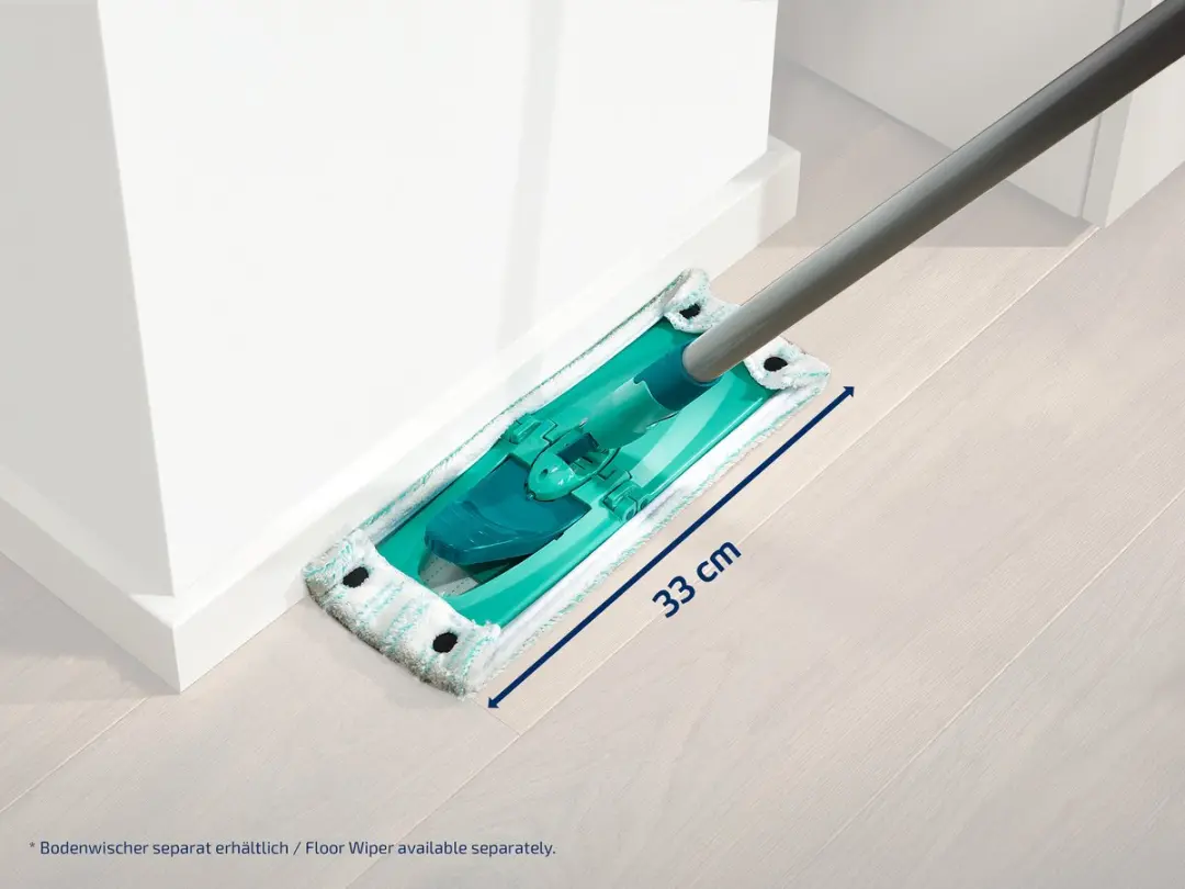 Leifheit Clean Twist M Combi Clean M Vloerwisserdoek Micro Duo 33cm - 2s - Wit/Turkoois