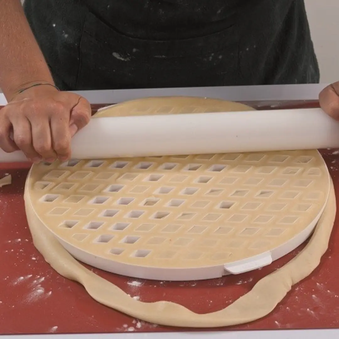 Patisse Vlaaistans Ruitvorm Ø30cm - Wit
