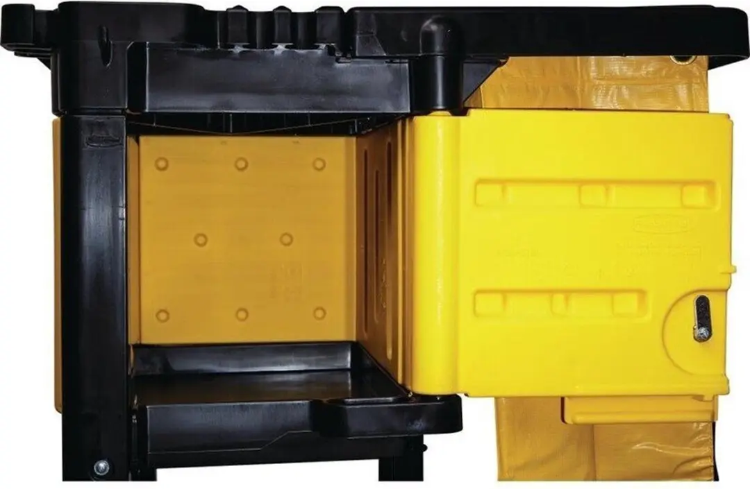 Rubbermaid M896 Schoonmaaktrolleykast - Geel
