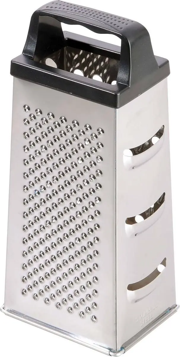 Westmark Groenterasp 4-vlakken 11422270 - Zilver/Zwart