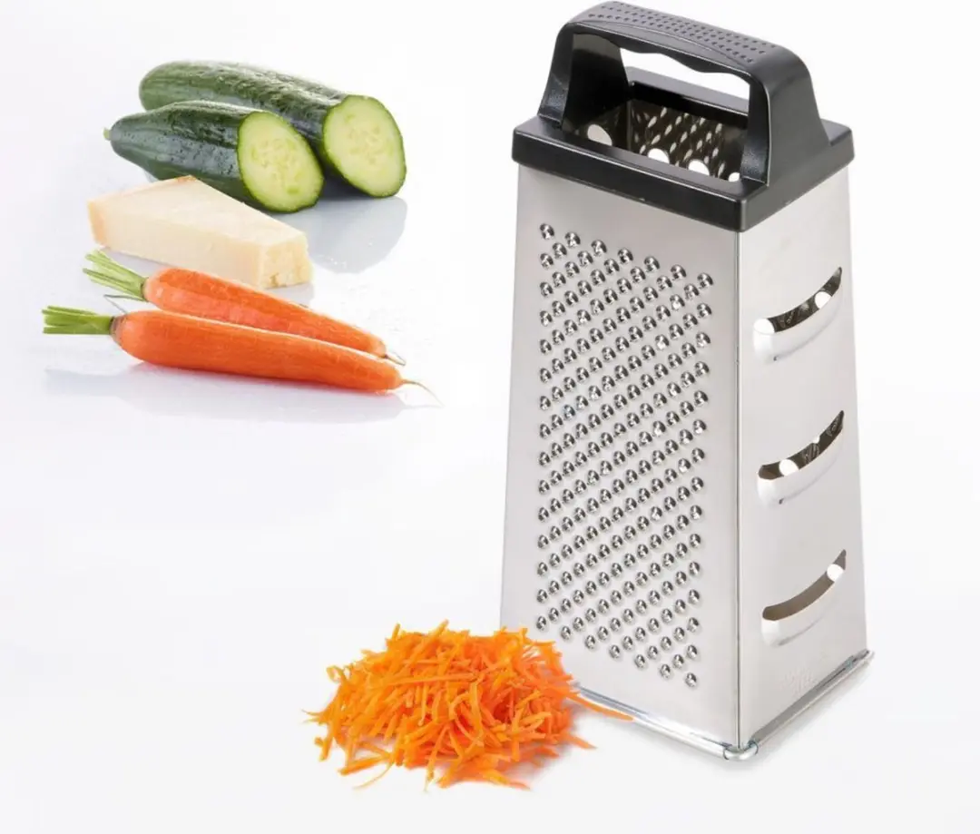 Westmark Groenterasp 4-vlakken 11422270 - Zilver/Zwart