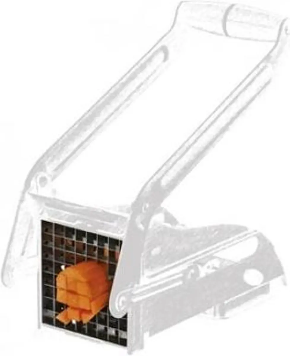 GEFU Inzet Fritessnijder 9x9mm RVS