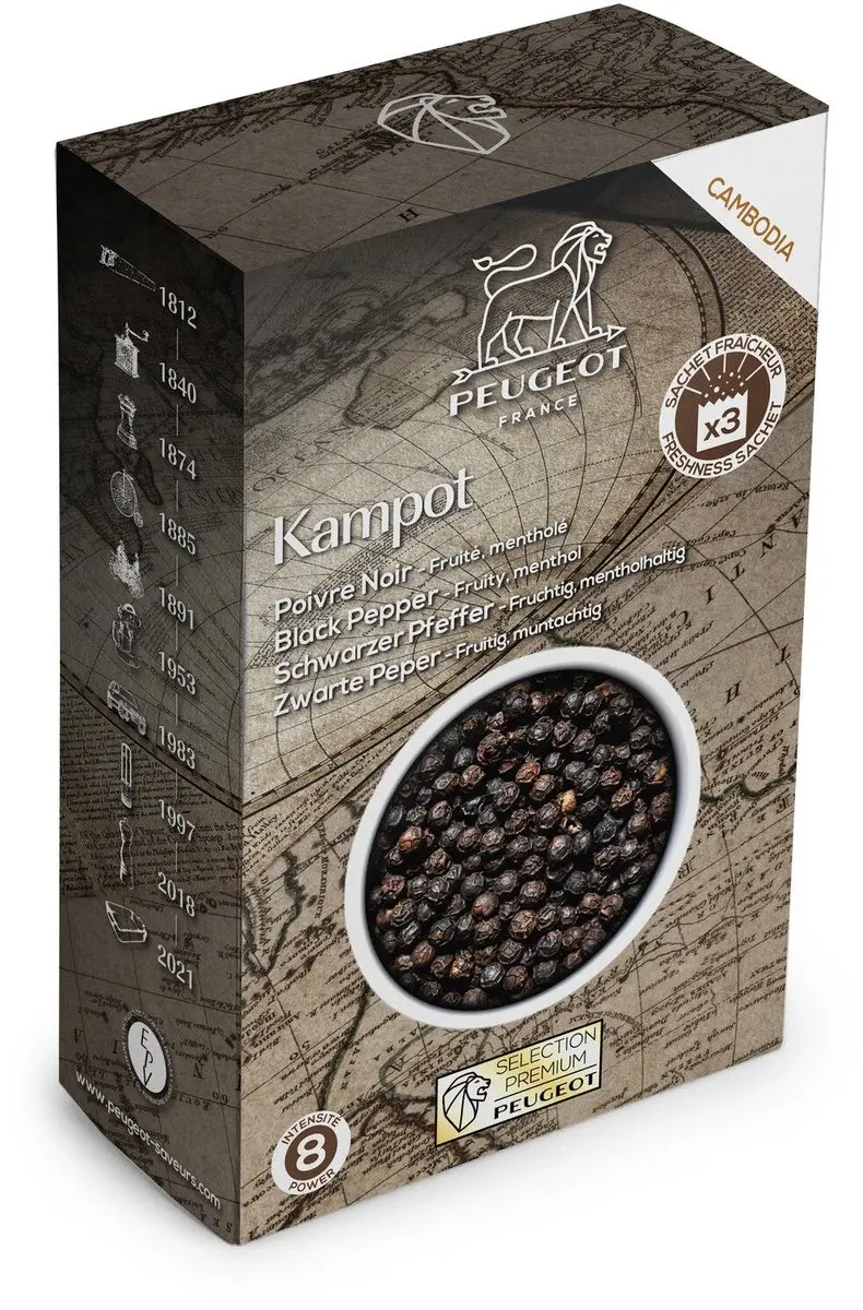 Peugeot Kampot Zwarte Peper 60g