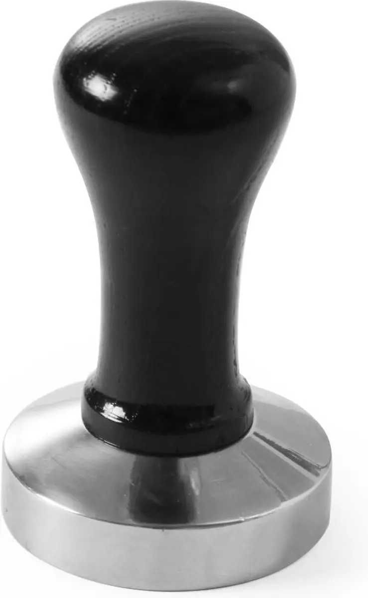 Hendi Koffie Tamper Ø58mm - Roestvast Staal - Zwart