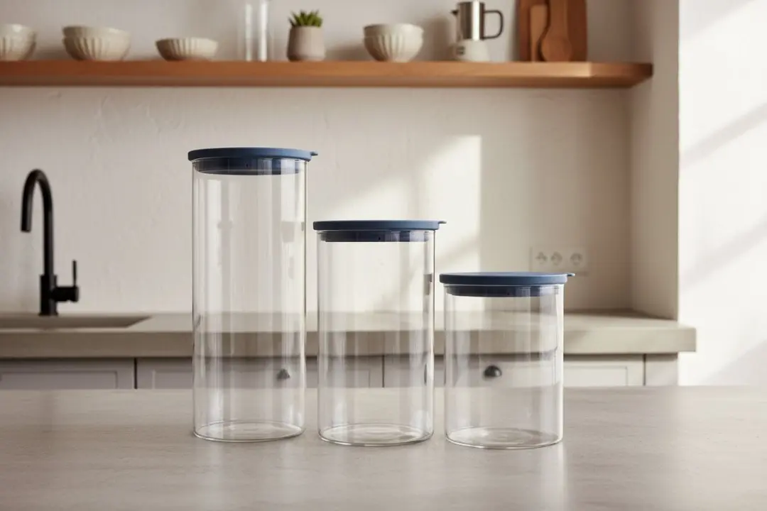 Cookinglife Voorraadpotten Set 3-delig - 1.5/1.9/2.5L - Ø13cm - Transparant