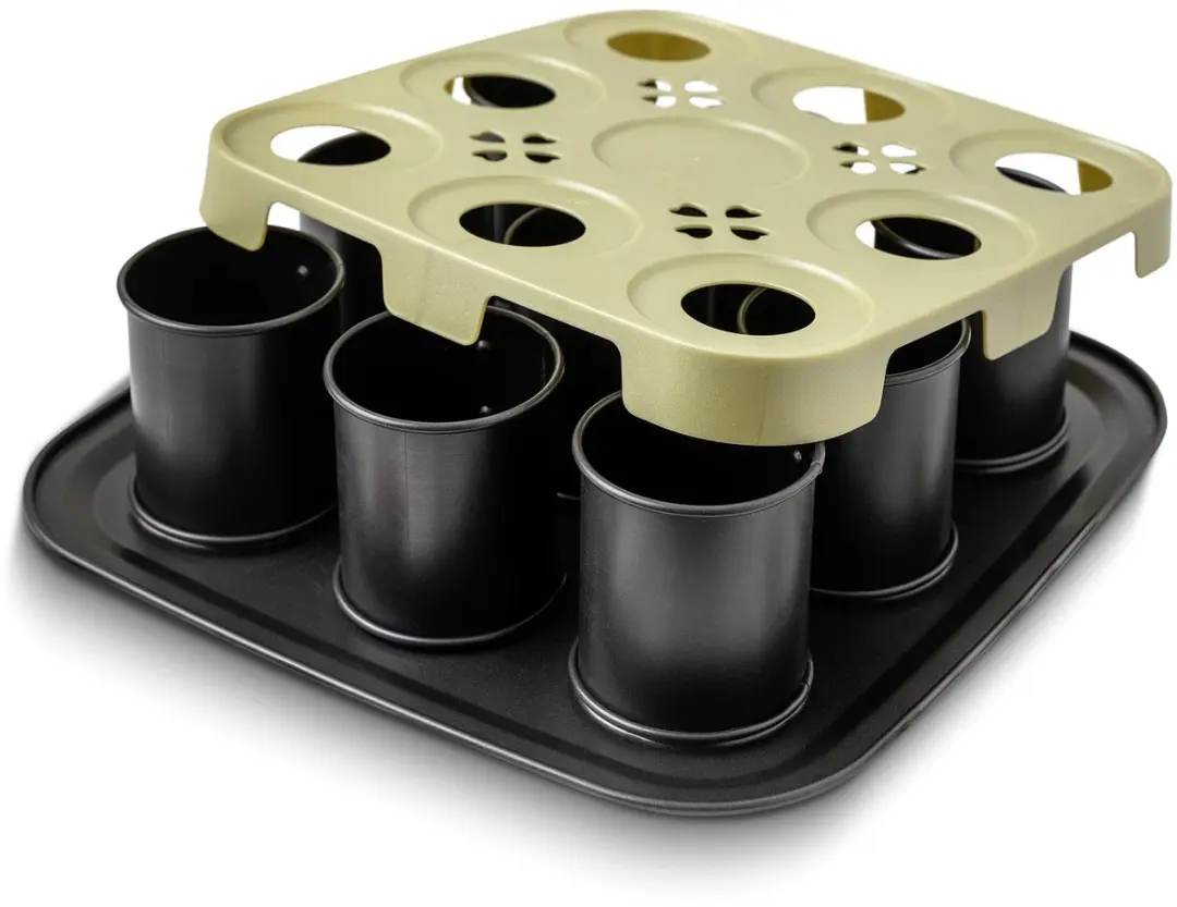 Zenker Bake Click and Go Taartvorm 9 Holtes 29x29cm