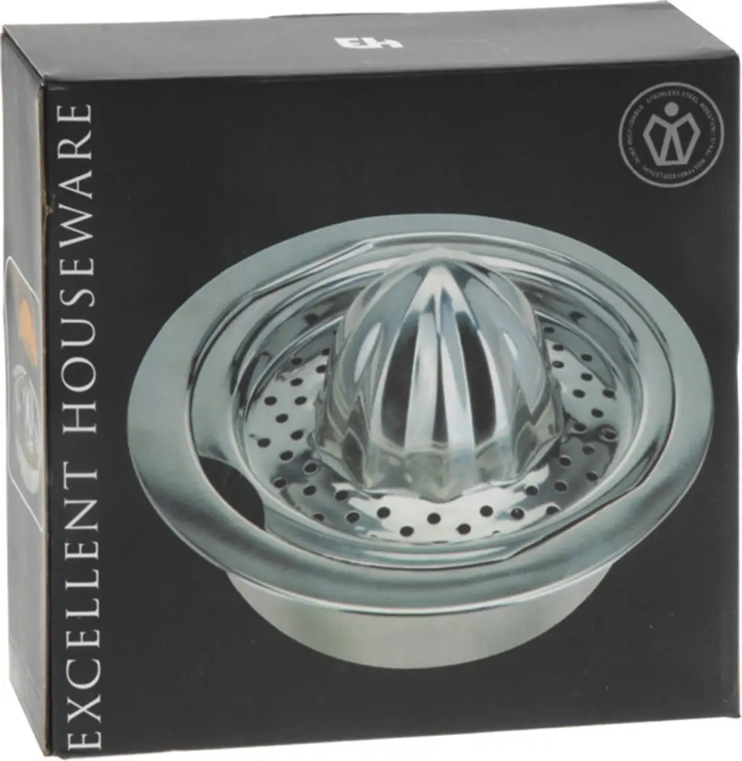 Excellent Houseware Citruspers RVS - 16cm - Zilver