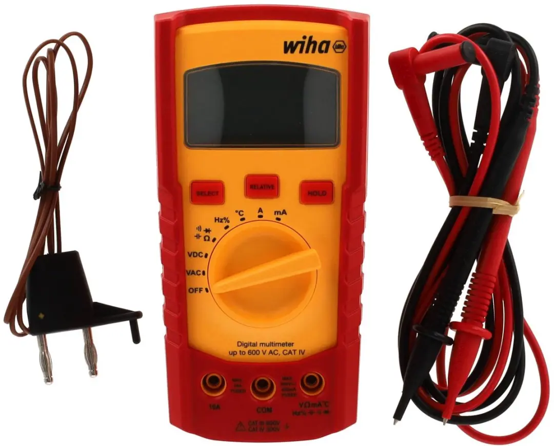 Wiha SB25541 Digitale multimeter 600V AC - Rood/Geel