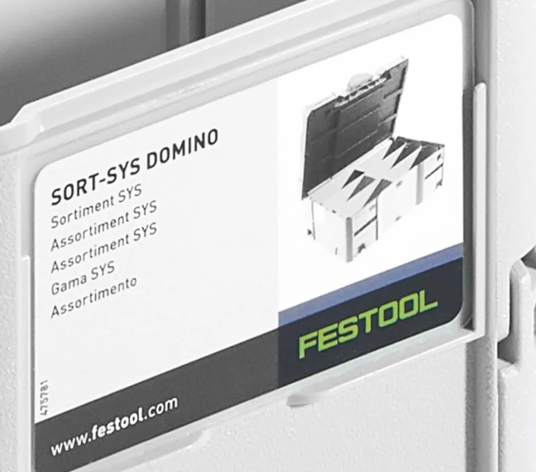Festool SORT-SYS3 M 187 DOMINO Systainer³ - 15.9L - 5 Vakken