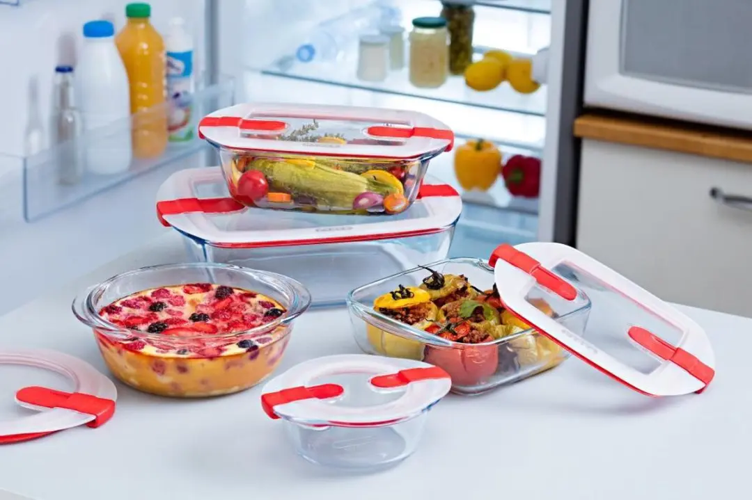 PYREX Cook & Heat Voedselcontainer 23x15cm - Transparant