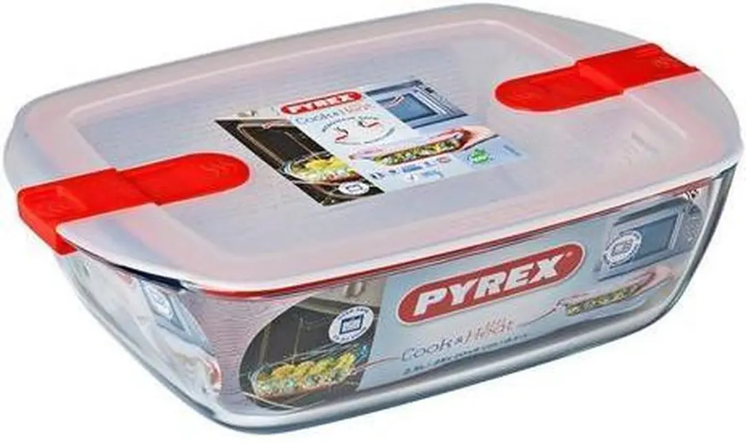 PYREX Cook & Heat Voedselcontainer 23x15cm - Transparant