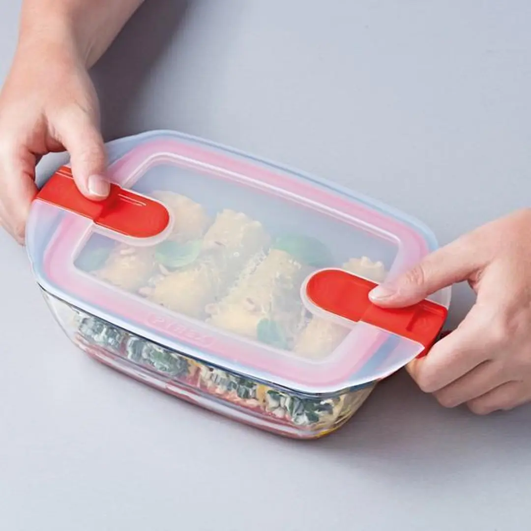 PYREX Cook & Heat Voedselcontainer 23x15cm - Transparant