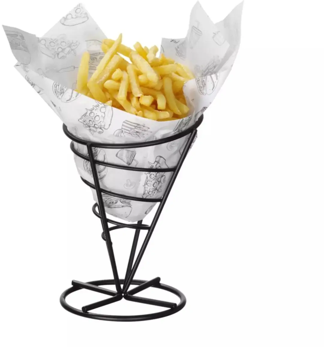 HENDI Vetbestendig Papier Fast-Food Patroon 250x350mm - 500 Stuks - afbeelding 6 van 6
