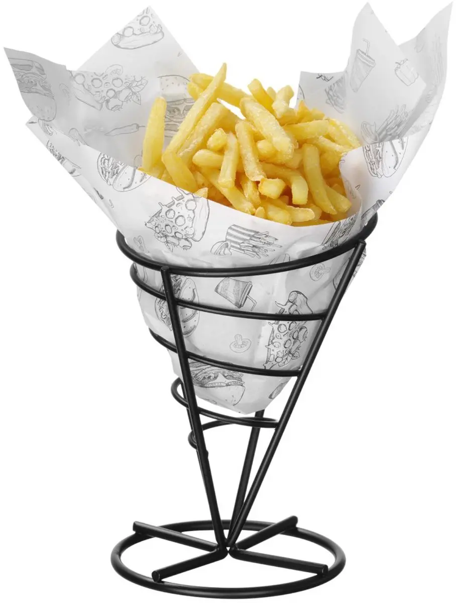 HENDI Vetbestendig Papier Fast-Food Patroon 250x350mm - 500 Stuks