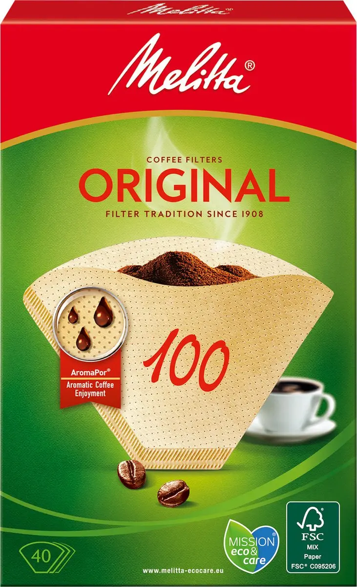 Melitta Classic Filterzakjes 100/40 - 18 Stuks