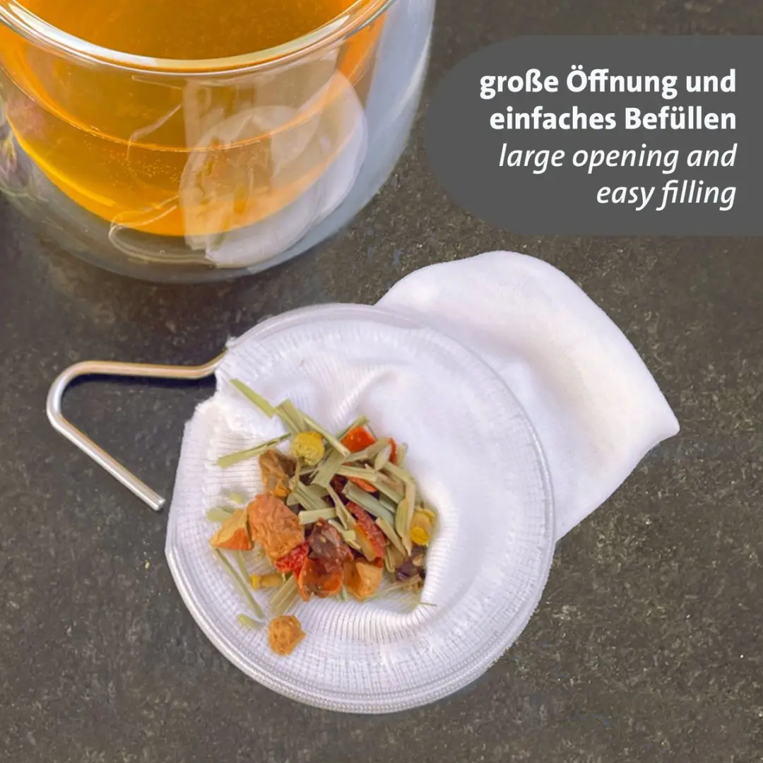 Westmark Theenet Teatime 3 Stuks - Ø7cm - Wit