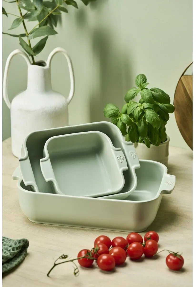 Peugeot Appolia Ovenschaal 36cm - 3.8L - Saliegroen