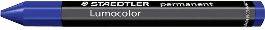 STAEDTLER Lumocolor 236 Omnigraph Permanent Markeerkrijt - Blauw - 12 Stuks