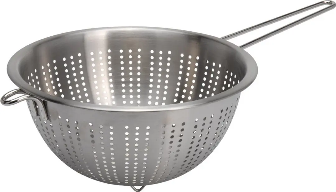 Excellent Houseware RVS Zeef/Vergiet Set 24cm - 2 Stuks