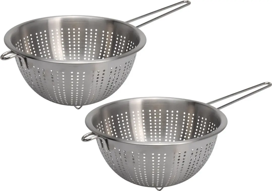 Excellent Houseware RVS Zeef/Vergiet Set 24cm