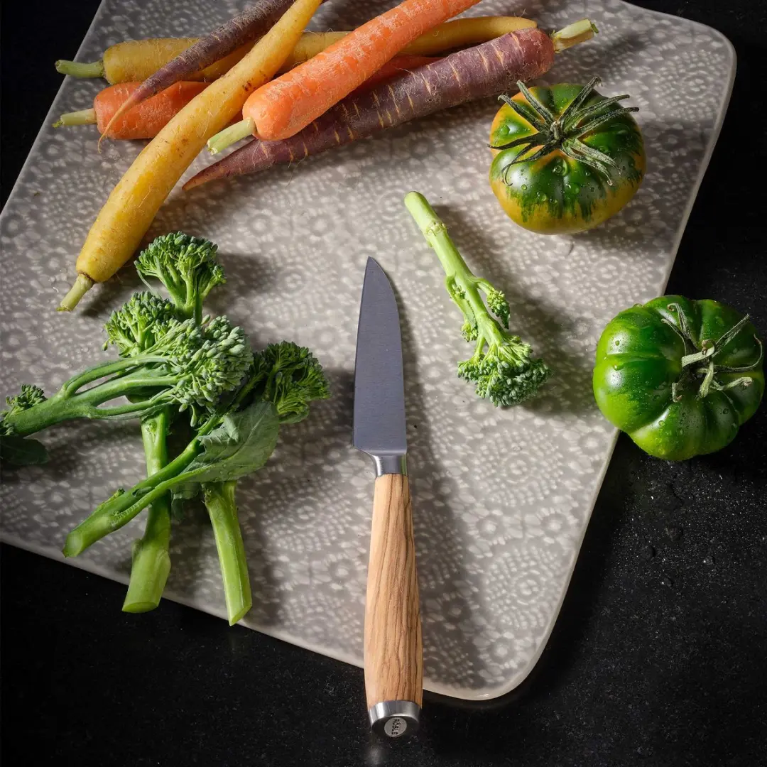 Rösle Artesano Groentemes 9cm - Olijfhout
